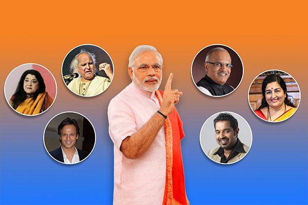 Modi Wins Artistes Support