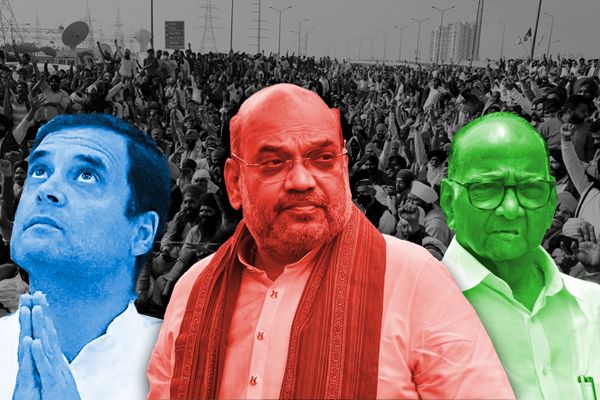 Amit Shah Meets Protesting Farmers