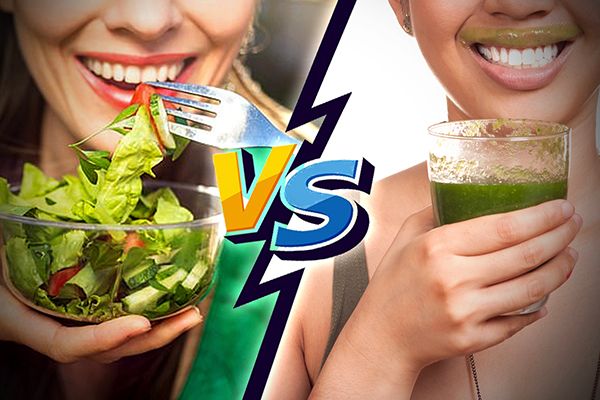 Eating Vegetables V/s Drinking Vegetable Juice