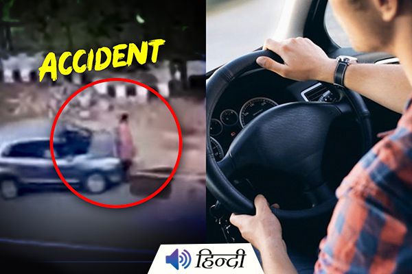 Delhi Woman Runs Over Elderly Couple