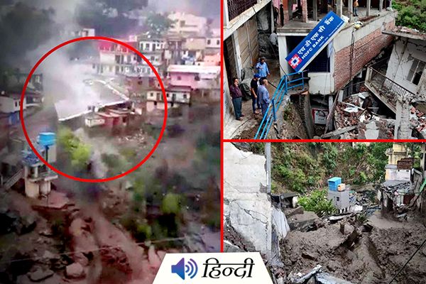 Cloudburst In Uttarakhand Damages Houses & Shops