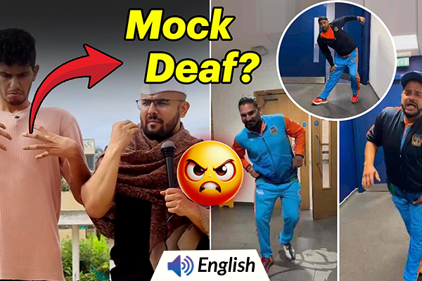 Influencer Mocks Sign Language; Cricketers Mock PwD